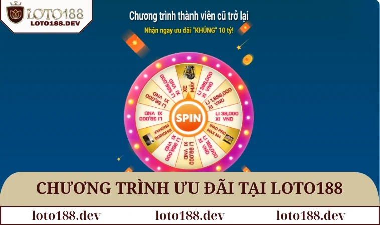 Home 33 Chương trình ưu đãi và khuyến mại tại LOTO188