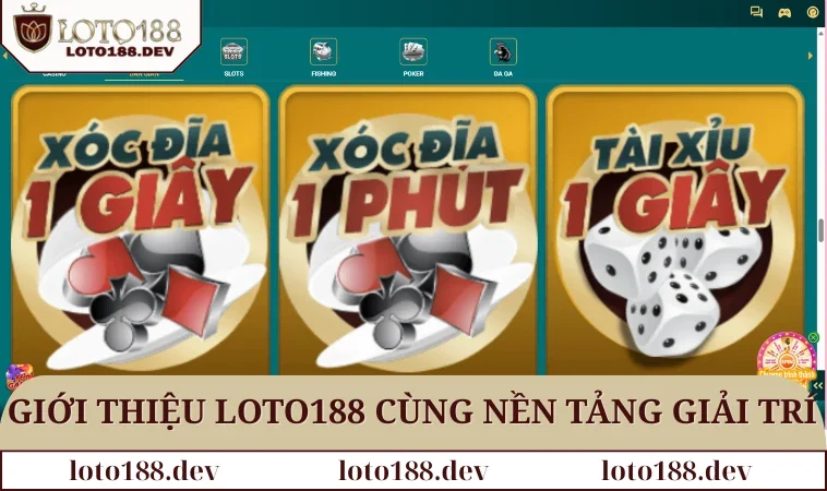Giới thiệu LOTO188 3 Giới thiệu LOTO188 cùng nền tảng giải trí toàn diện