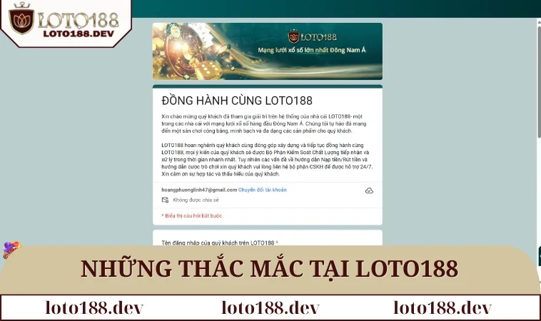 Home 34 Những thắc mắc thường gặp tại LOTO188