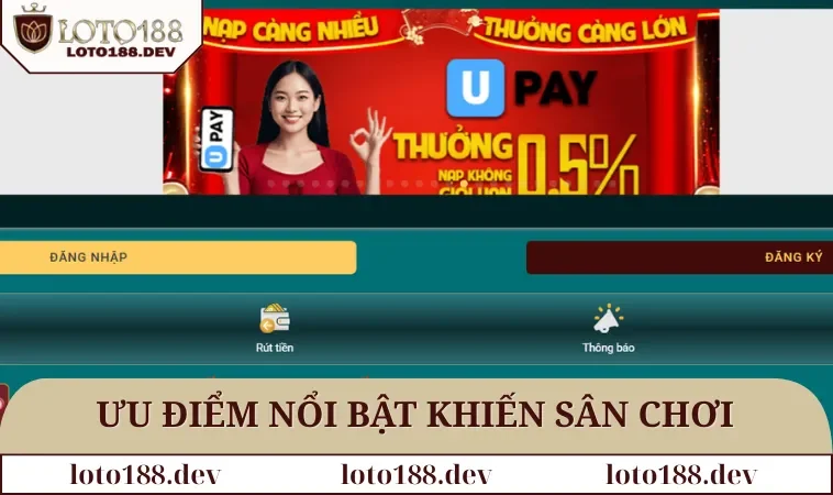 Bắn cá LOTO188 3 Ưu điểm nổi bật khiến sân chơi nổi tiếng